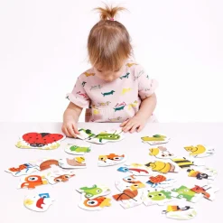 Banana Panda 8 puzzles de insectos de 4 piezas