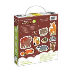 Banana Panda 9 puzzles progresivos animales del bosque 33 piezas