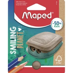 Maped Afilalápiz 2 usos con depósito smiling planet FSC.