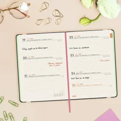 Finocam Agenda Joy F4 Bloom 2026 semana vista horizontal