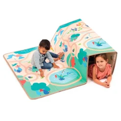 Ludi Alfombra de juegos plegable y reversible 195x145cm.