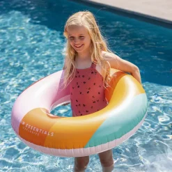 Swim Essentials Anillo flotador hinchable Rainbow 90cm