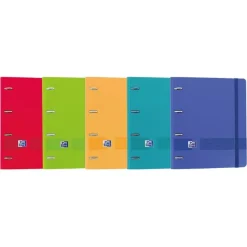 Oxford Archivador A4 4 anillas con recambio colores surtidos