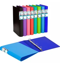 Carchivo Archivador A4 4 anillas 40mm PP Foam Style colores surtidos