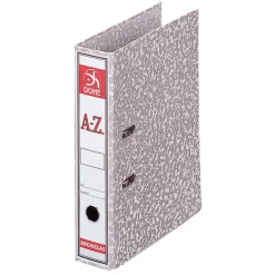 Dohe Archivador de cartón jaspeado tamaño folio 2 anillas
