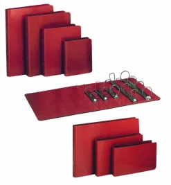 Carchivo Archivador folio 4 anillas cartón color cuero