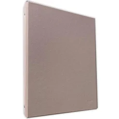 Saro Archivador folio 4 anillas color rosa pastel tapa plástico