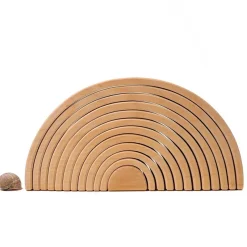 Grimm´s Arco iris madera apilable color natural 12 piezas