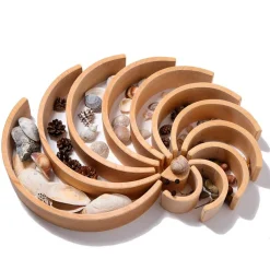 Grimm´s Arco iris madera apilable color natural 12 piezas