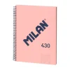 Milan Bloc A4 80 hojas cuadro 5x5mm rosa serie 1918