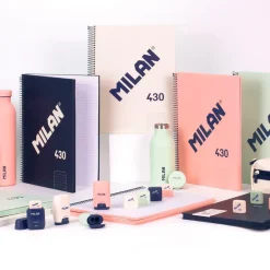 Milan Bloc A4 80 hojas cuadro 5x5mm rosa serie 1918