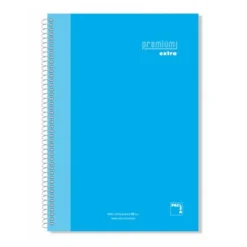 Pacsa Bloc A4 cuadro 5mm. 120 hojas microperforado colores surtidos Premium extra