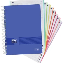 Oxford Bloc A4 cuadro 5mm. 160 hojas tapa plástico