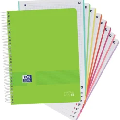 Oxford Bloc A4 cuadro 5mm. 160 hojas tapa plástico