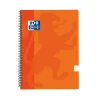 Oxford Bloc A4 naranja cuadro 4mm. tapa plástico 80 hojas