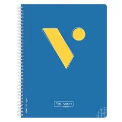 Vicens Vives Bloc Edunotes A4 80 hojas cuadro 4x4mm azul