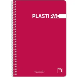 Pacsa Bloc folio magenta cuadro 4mm. 80 hojas Plastipac