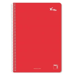 Pacsa Bloc folio Xtra cuadro 4mm. 80 hojas tapa dura Xtra colores surtidos