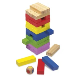 Cayro Block and block madera en caja metal