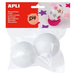 Apli Bolas de pórex 6cm 2 unidades