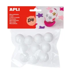 Apli Bolas de pórex 2,5cm 10 unidades