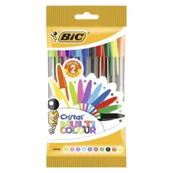Bic Bolígrafo Cristal 10 unidades de colores