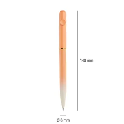 Miquelrius Bolígrafo degradado naranja tinta azul
