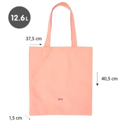 Milan Bolsa de tela Tote bag color rosa serie 1918