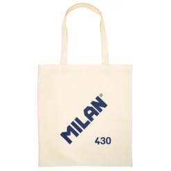 Milan Bolsa de tela tote bag color beige serie 1918