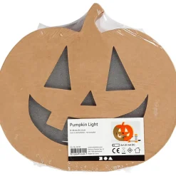Creativ Company Calabaza con luz Halloween papel maché 22x20x4cm