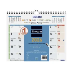 Finocam Calendario pared color escribir M 2026