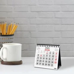 Finocam Calendario sobremesa 2026 números grandes XXS