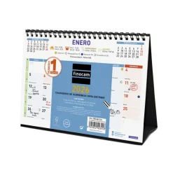 Finocam Calendario sobremesa color 2026 escribir S