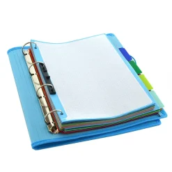 Fraga Carpebloc A4 4 anillas 32mm. con recambio de 100 hojas colores surtidos