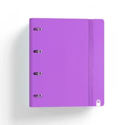 Carchivo Carpebloc A4 4 anillas 35mm. PP foam con recambio de 100 hojas color violeta
