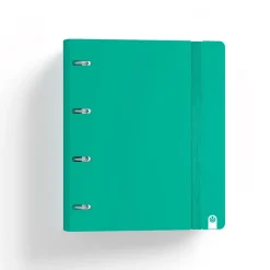 Carchivo Carpebloc A4 4 anillas 35mm. PP foam con recambio de 100 hojas color verde