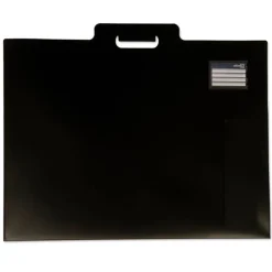 Fraga Carpeta de dibujo A3 con asas color negro
