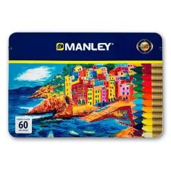 Manley Cera 60 colores caja metal Edición Limitada