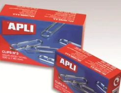 Apli Clips labiados número 3 10 cajas de 100 unidades