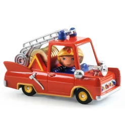 Djeco Coche metal bomberos Crazy Motors Little Fire Truck escala 1:43