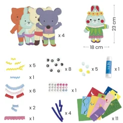 Djeco Collages animales divertidos