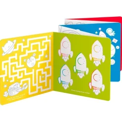 Banana Panda Colorea y aprende con el espacio, cuadernos para colorear extra largos