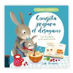 Conejita prepara el desayuno