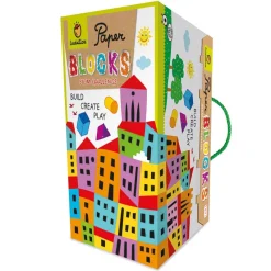 Ludattica Construcción bloques de papel 180 pzas