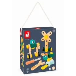 Janod Construcción de madera 50 piezas