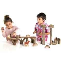 Guidecraft Construcción de madera Branch Blocks 36 piezas