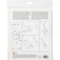 Creativ Company Construcción de madera para ensamblar jirafa 3D