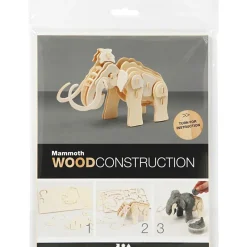 Creativ Company Construcción de madera para ensamblar mamut 3D