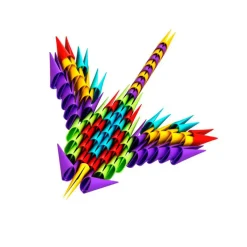 Gami Construcción figuras 3D 250 piezas