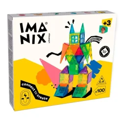 Imanix by Braintoys Construcción magnética 100 piezas Imanix